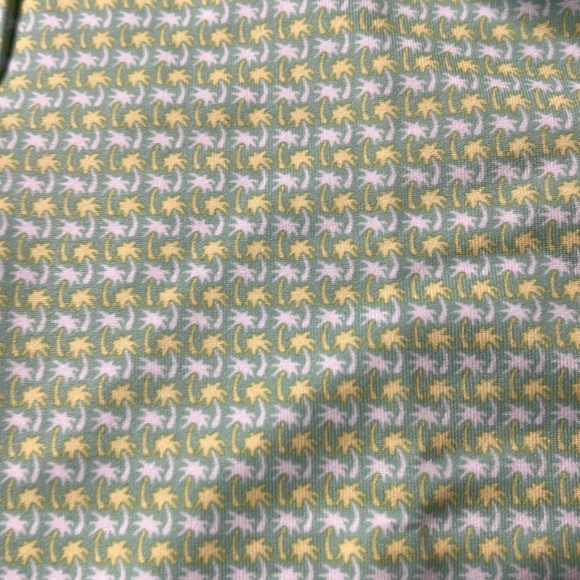 JCrew Men’s Printed performance polo shirt (wave crest white fresh). Size Large - Picture 3 of 4